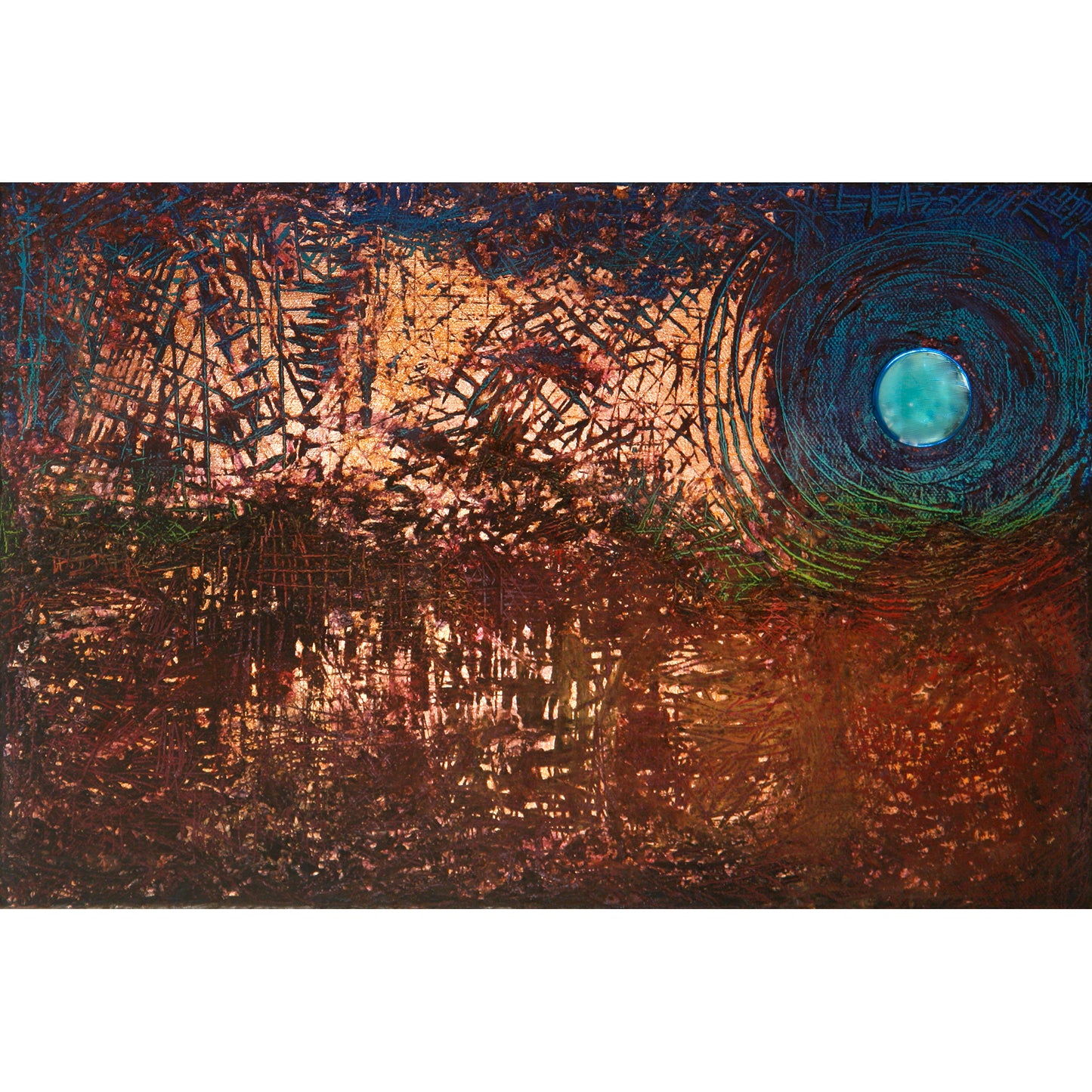 Scadron Enlighten Me Abstract Art Painting