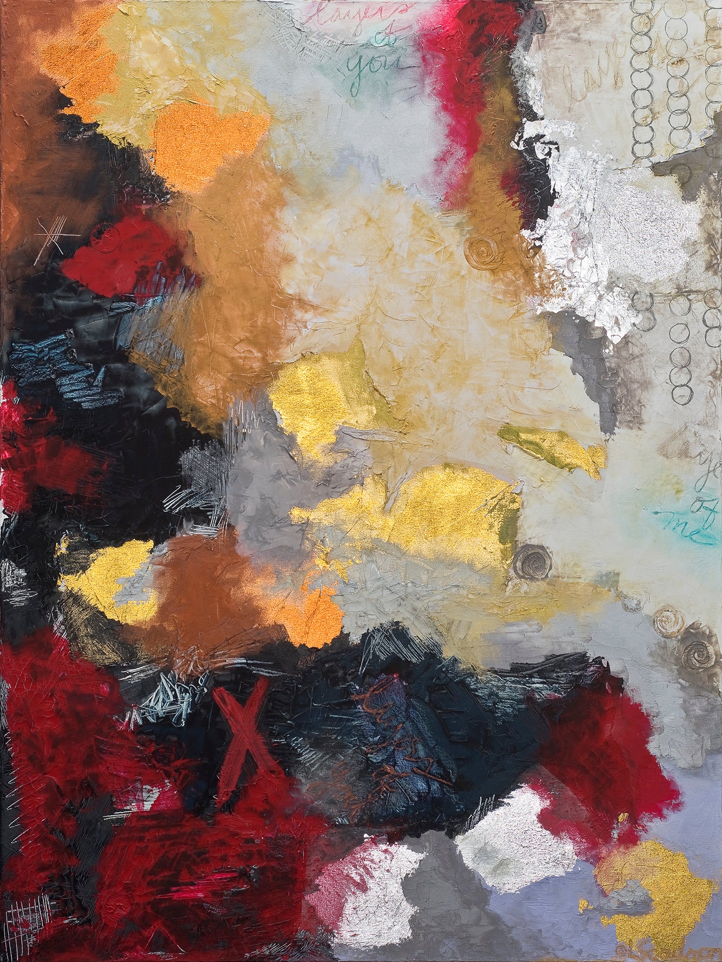 Scadron Layers Abstract Art Painting