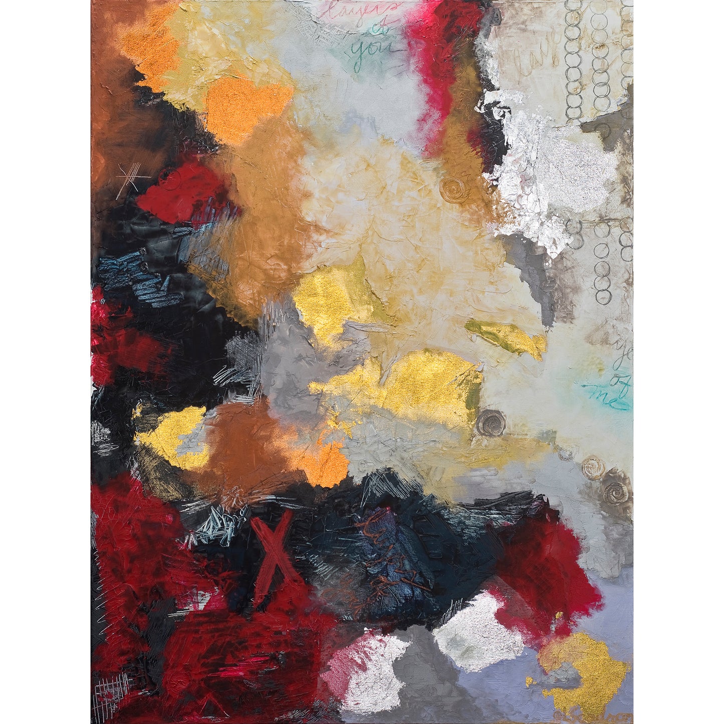 Scadron Layers Abstract Art Painting