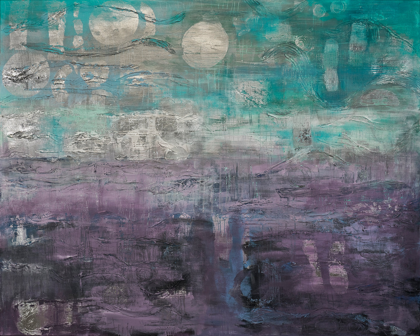 Scadron Other Worlds 11 XI Abstract Art Painting