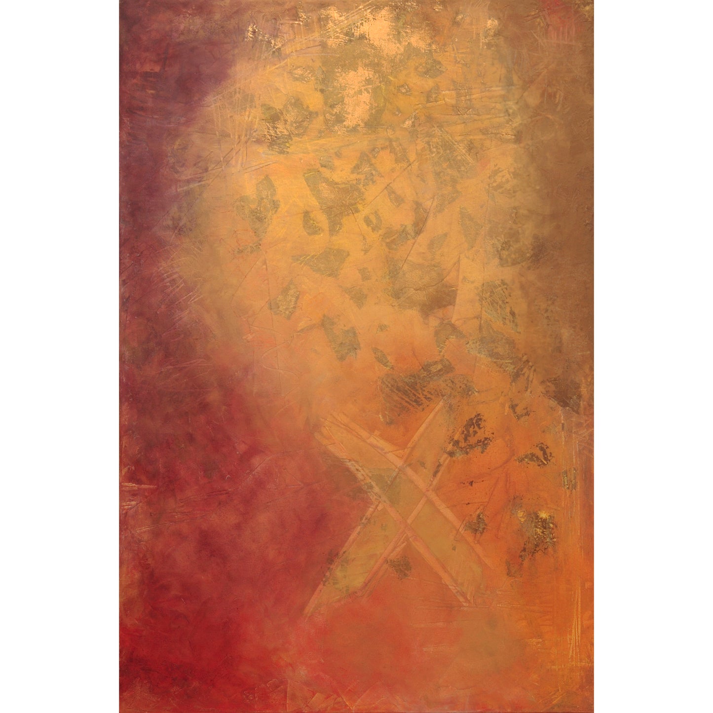 Scadron Terra Markings 5 V Abstract Art Painting