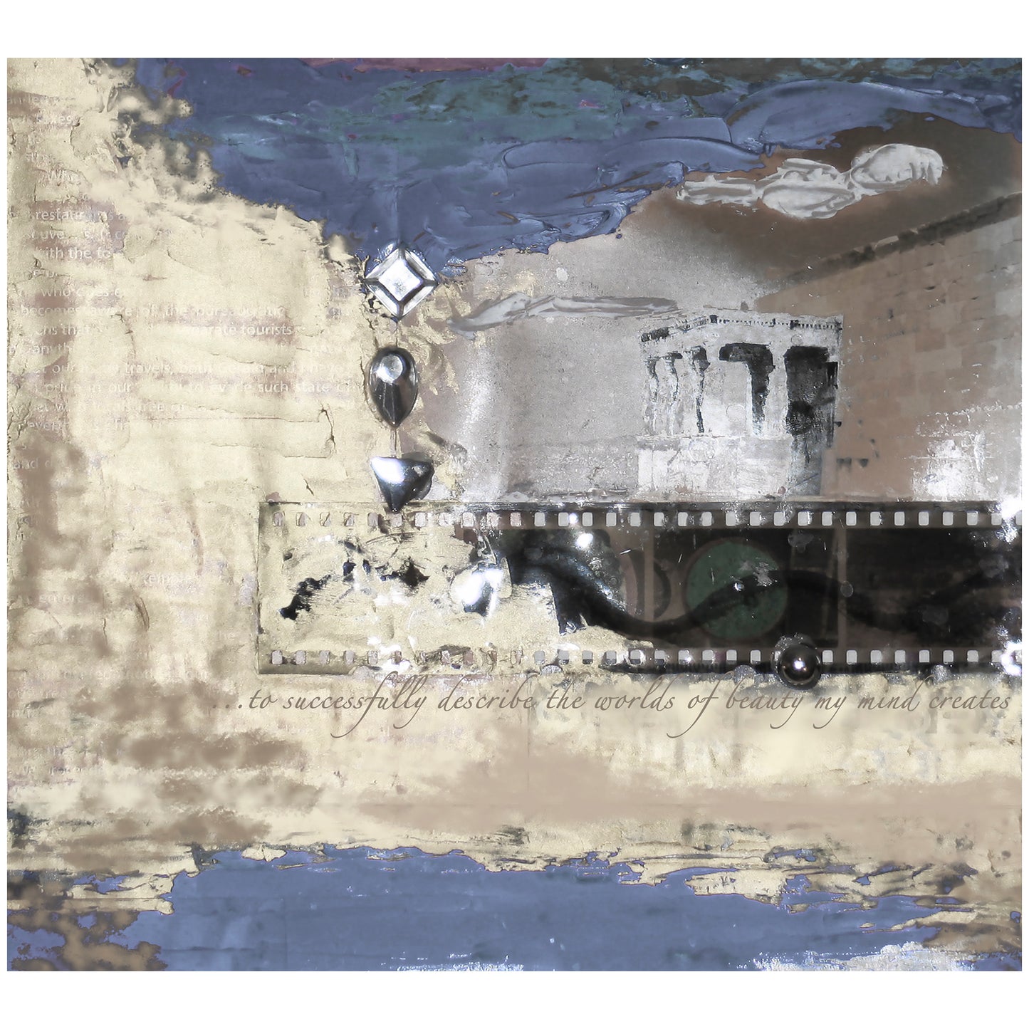 Scadron Worlds of Beauty Collage Art Print