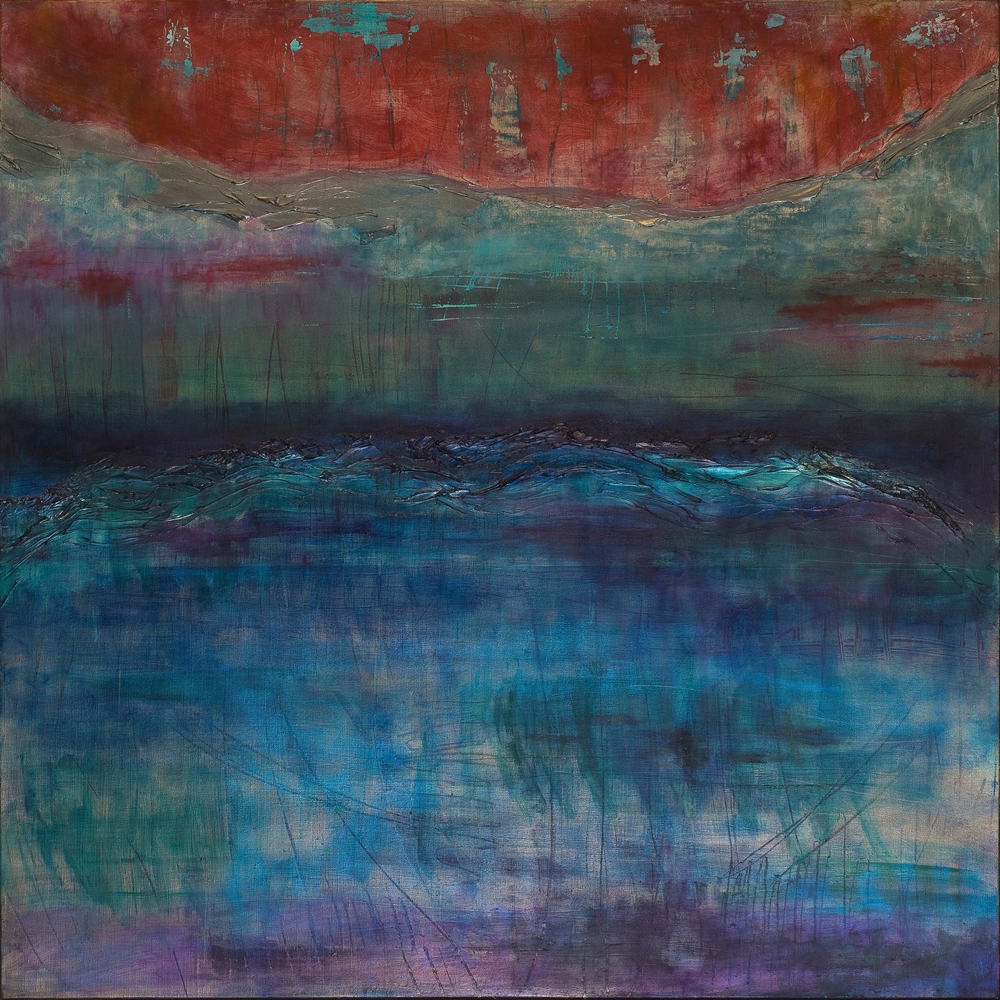 Scadron Land Dreams 9 IX Abstract Art Painting