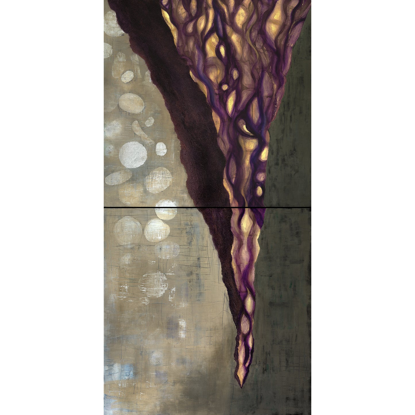 Scadron Other Worlds X 10 Abstract Art Painting Vertical down