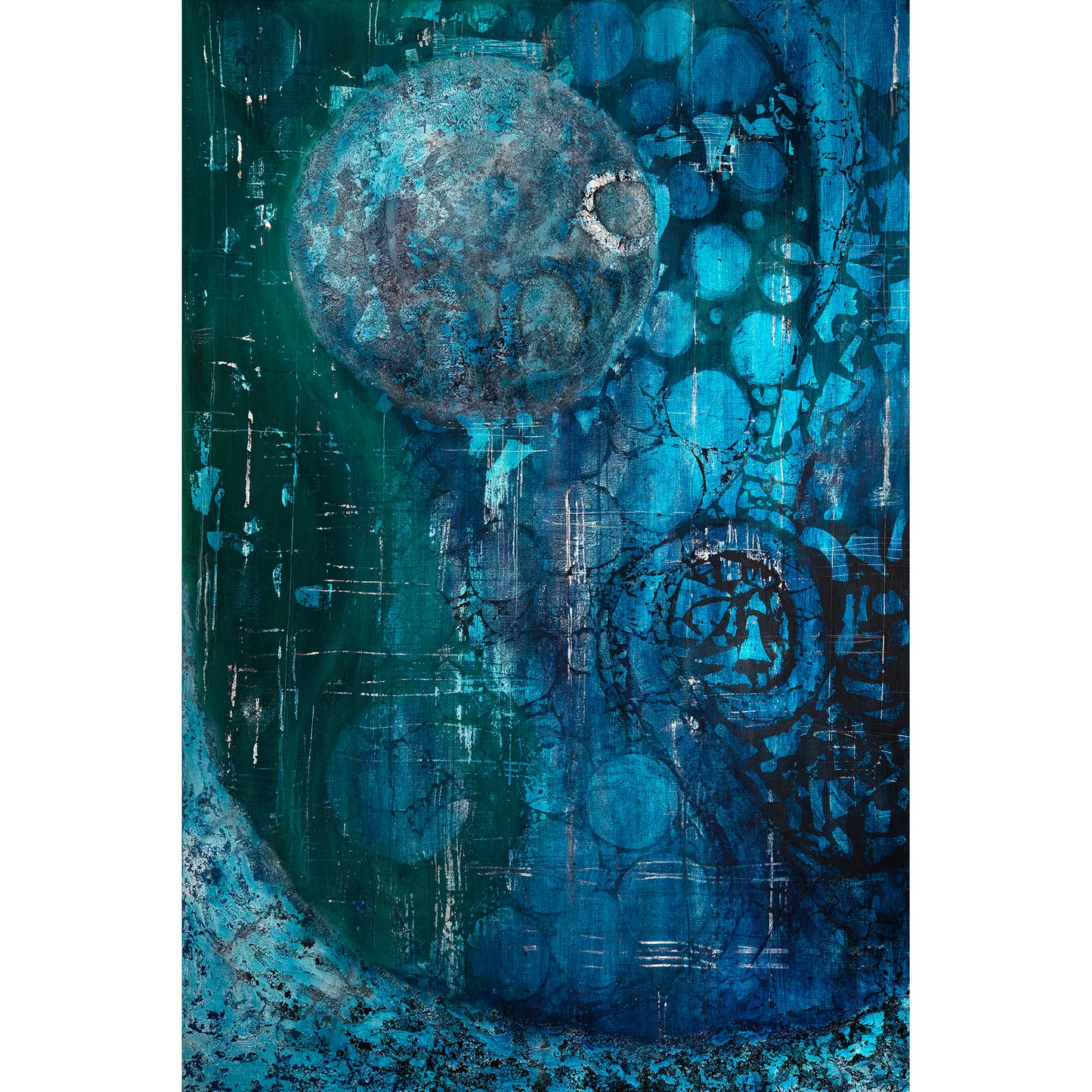 Scadron Other Worlds VIII 8 Abstract Art Painting